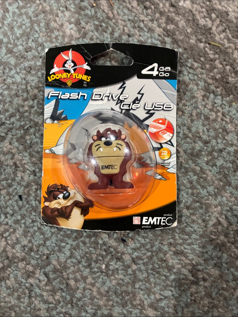 EMTEC Looney Tunes Taz 4GB Brown USB Flash Drive